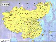 Map of China - Qing (Ching) Dynasty